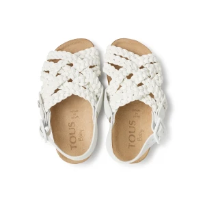 Sandália De Bebé Para Menina Sparta Branca - Tous