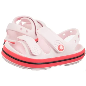 Sandałki Crocband Cruiser Neon Band Sandal Kid's Bubble Ice/Pink Blast 213346-7DE (CR427-a) Crocs