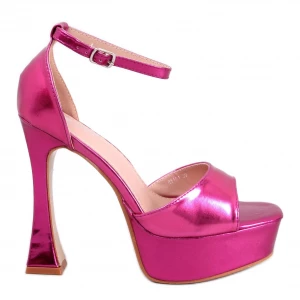 Sandałki na platformie Akiva Fuksja różowe Inna marka