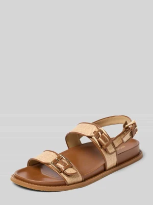 Sandałki z paskiem model 'NIA' MICHAEL Michael Kors