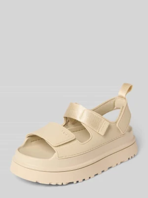 Sandałki z podeszwą na platformie model 'GOLDENGLOW' Ugg