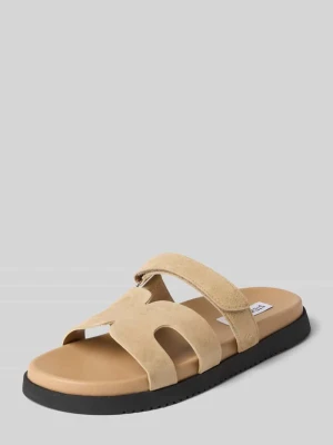 Sandałki ze skóry z rzepem model 'Missile' Steve Madden