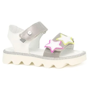 Sandały Bartek dla dziewcząt szaro biały t 19120002 p45030