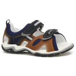 Sandały Bartek dla chłopców granatowo brązowy t 19176 004 p45034