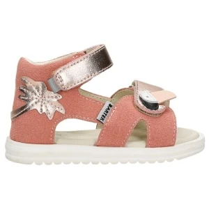 Różowe skórzane sandały dla dziewczynki 84406 85 Bartek 84406-85