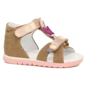 Sandały Bartek dla dziewcząt beżowo złoty w 11414010 p47247
