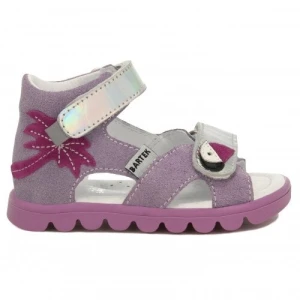Sandały Bartek dla dziewcząt fioletowo szary w 11227014 p47205