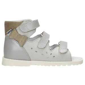 Popielate sandały profilaktyczne Bartek 81803-028