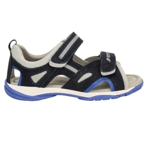 Granatowe sandały dla chlopca z niebieskimi wstawkami Bartek 84414-66