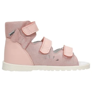 Różowe sandały zabudowane dla dziewczynki Bartek 81803-027