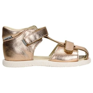 Sandały Bartek dla dziewcząt różowe złoto 11042307