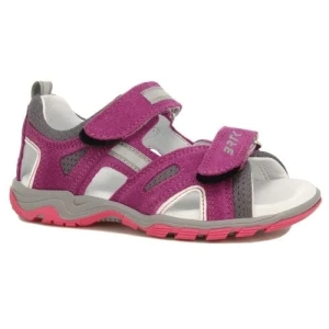 Sandały Bartek dla dziewcząt ciemny róż w 19176 017 p47259