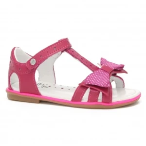 Sandały Bartek dla dziewcząt ciemy róż t 19182002 ii p45012