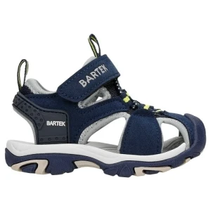 Sandały chłopięce Bartek granatowe zapinane na rzepy 11042503