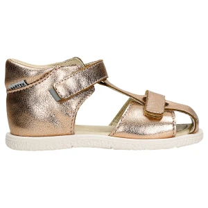 Sandały Bartek dla dziewcząt różowe złoto 11042307