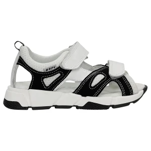 Sandały Bartek dla chłopców czarno biały w 16119003 p45098