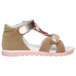 Sandały Bartek dla dziewcząt beżowo złoty w 11414010 p47247