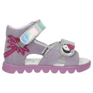 Sandały Bartek dla dziewcząt fioletowo szary w 11227014 p47205