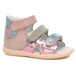 Sandały Bartek dla dziewcząt różowo niebieski w 71158 0017 p47232