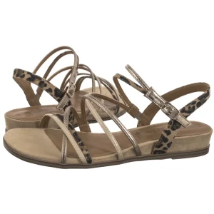 Sandały Beżowe 1-28103-42 445 Tan Comb (TM528-a) Tamaris