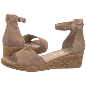 Sandały Beżowe 3MBL4_V_ _4RG (RY1080-a) Ryłko