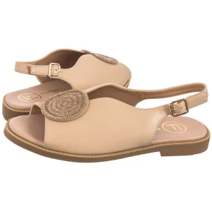 Sandały Beżowe DS6229/25 BE (FO103-a) Filippo