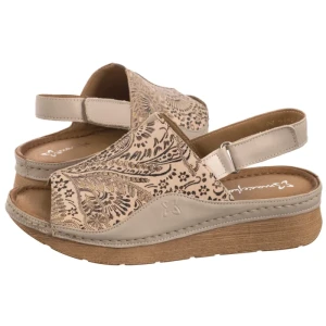 Sandały Beżowe L6846-04/00-1 (MA1378-a) Maciejka