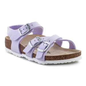 Sandały Birkenstock Kumba Shiny Lizard 1026907 fioletowe