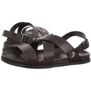 Sandały Brązowe 29017-52 (WO388-a) Wojas