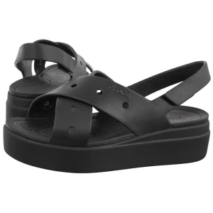 Sandały Brooklyn 4u Cross Strap Sandal Black 212254-001 (CR433-a) Crocs