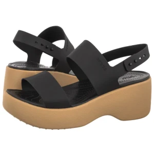 Sandały Brooklyn Sky Sandal Black/Cashew 212250-0RI (CR444-b) Crocs