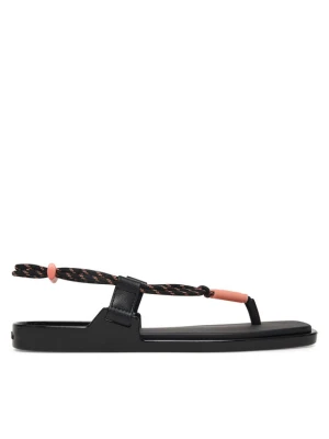 Sandały Calvin Klein Beach Sandal Rope Pu 2 HW0HW02967 Czarny