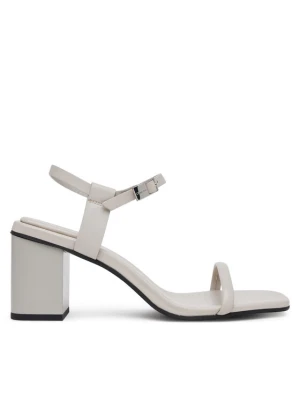 Sandały Calvin Klein Block Heel Sandal 75 Lth HW0HW02650 Szary