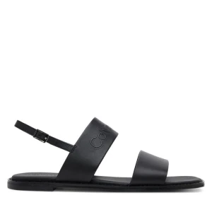 Sandały Calvin Klein Flat Sandal - He HW0HW02377 Czarny