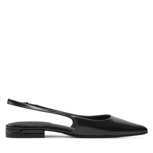 Sandały Calvin Klein Flat Slingback Pump Saff HW0HW02135 Czarny