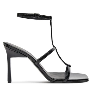 Sandały Calvin Klein Heel Gladi Sandal 90 Pat HW0HW02312 Czarny