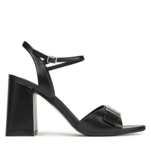 Sandały Calvin Klein Heel Sandal 85 W/Ck Hw - Lth HW0HW02485 Czarny