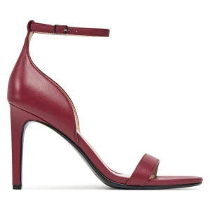 Sandały Calvin Klein Heel Sandal 90 - Lth HW0HW02337 Bordowy