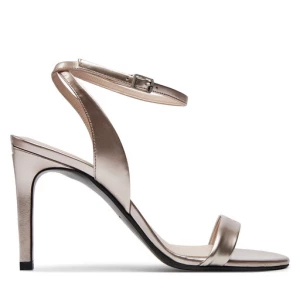 Sandały Calvin Klein Heel Sandal 90 Pearl HW0HW02026 Crystal Gray VBR