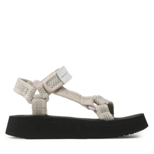 Sandały Calvin Klein Jeans Prefresato Sandal Webbing Mesh YW0YW00969 Beżowy