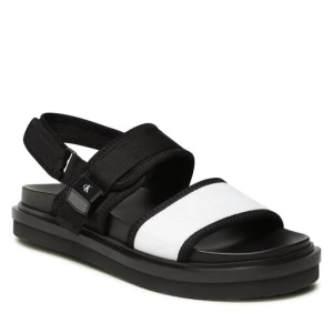 Sandały Calvin Klein Jeans Sandal Doublebar Hardware YM0YM00643 Czarny