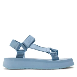 Sandały Calvin Klein Jeans Sandal Velcro Webbing Dc YW0YW01353 Niebieski