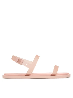 Sandały Calvin Klein Jelly Sandal Sling Mat Tran Tpu HW0HW02969 Beżowy