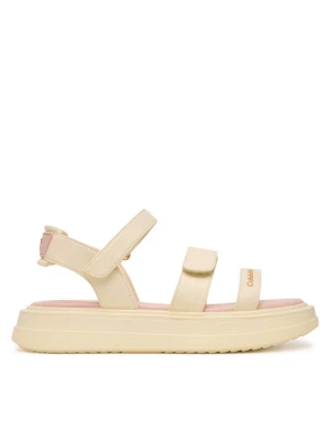 Sandały Calvin Klein V3A2-83250-0326 Beżowy