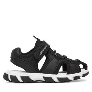 Sandały Calvin Klein Velcro Sandal V1B2-83320-1591 Czarny
