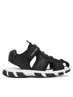 Sandały Calvin Klein Velcro Sandal V1B2-83320-1591 Czarny