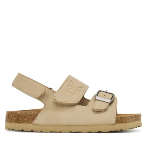 Sandały Calvin Klein Velcro V3X2-83328-0315 S Beżowy