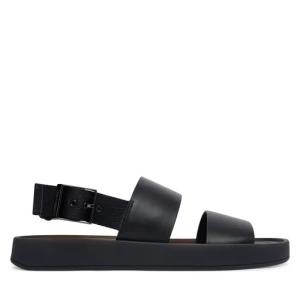 Sandały Calvin Klein Webbing Back Strap HM0HM02095 Czarny