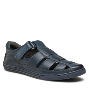 Sandały Cesare Cave VICTOR3-40 MI08 Granatowy