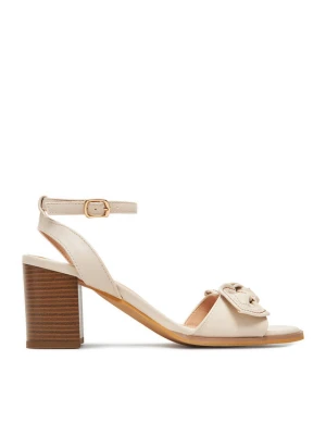Sandały Clara Barson WS24053-01 Écru Kremowy